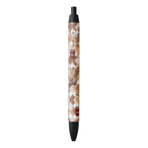 Bleu Stylo et stylo à l'école Chocolat Marshmallow