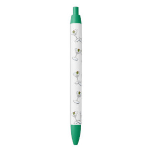Bleu Stylo et stylo d'école Martini lunettes