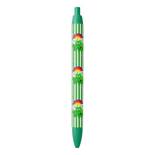 Bleu Stylo et stylo d'école St. Patrick's Day (devant Vertical)