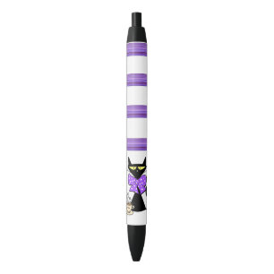 Bleu Stylo et stylo scolaire Café Feline