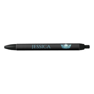 Bleu Stylo fait sur commande d'encre de couronne de