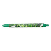 Bleu Stylo Feuilles Tropicales (Devant)