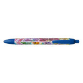 Bleu Stylo floral (Dos)