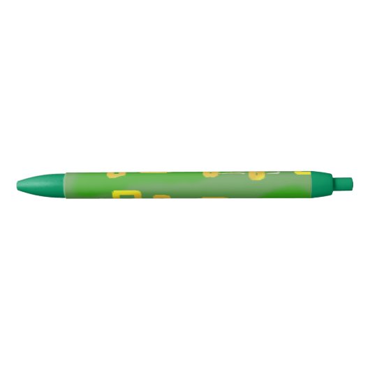 Bleu Stylo géométrique vert (Devant)