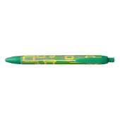 Bleu Stylo géométrique vert (Dos)