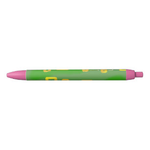 Bleu Stylo géométrique vert