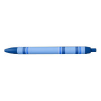 Stylo Lignes bleues