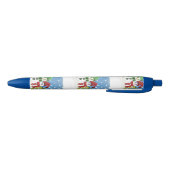 Bleu Stylo motif Snowmen (Bas)