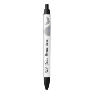 Bleu Stylo nommé fait sur commande d'encre de petite
