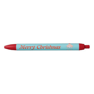 Bleu Stylo personnalisé pour la fête de Noël