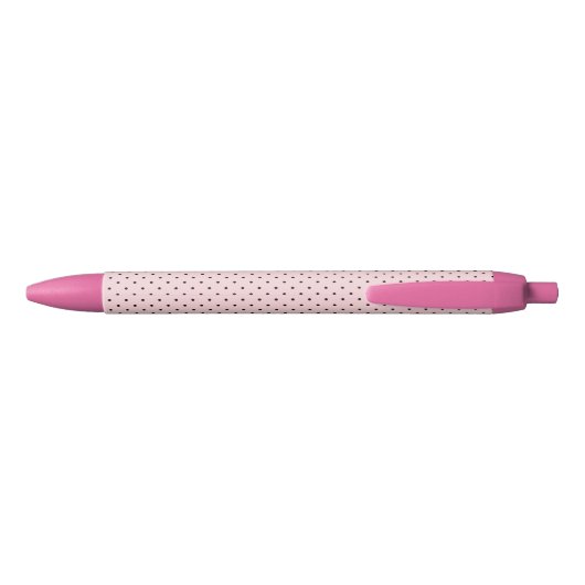 Bleu Stylo pois rose (Dos)