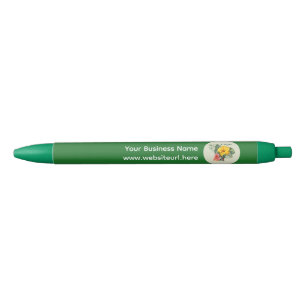 Bleu Stylo promotionnel avec logo et texte de la sociét