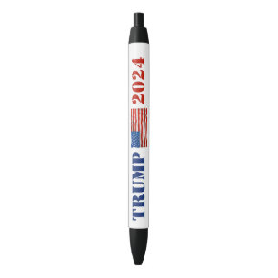 Bleu Stylo promotionnel de campagne Trump 2024 rouge et