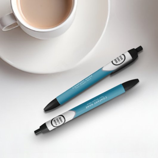 Bleu Stylo promotionnel de logo d'entreprise | Corp Ble