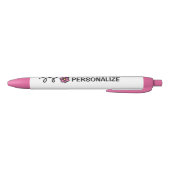 Bleu Stylo rose girly mignon nommé fait sur commande de (Bas)
