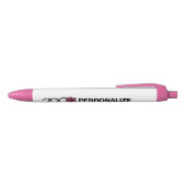 Bleu Stylo rose girly mignon nommé fait sur commande de (Haut)