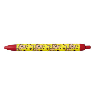 Bleu Stylo Sunflowers Chat Kittens