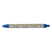 Bleu Stylo tournesol Ours polaire (Devant)