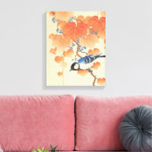 Bleu sur toile Paulownia Tree Imprimer (Insitu(Salon))
