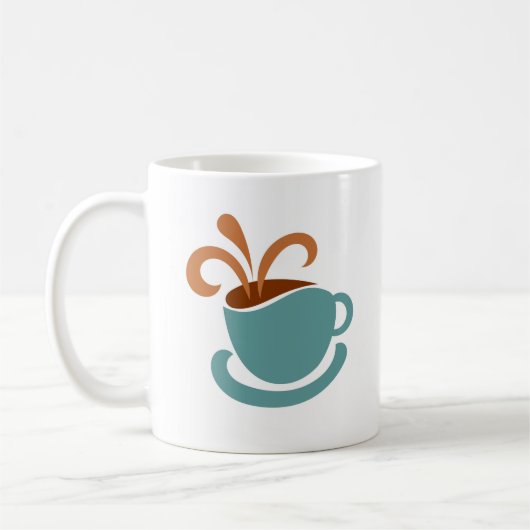 Bleu tasse de café (Gauche)