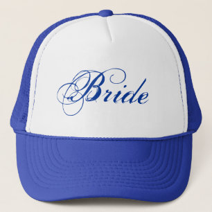 Bleu thème simple Bride casquette
