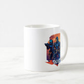 Bleu Thunder Squad Mug - Power Your Gaming Sess (Devant droit)