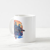 Bleu Thunder Squad Mug - Power Your Gaming Sess (Devant gauche)