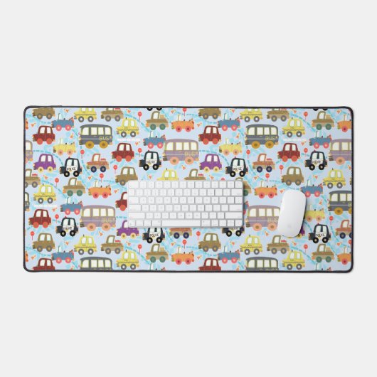 Bleu transport mignon (Clavier et souris)