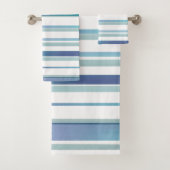 Bleu Turquoise Bleu Blancs (En situation)