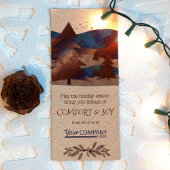 Bleu, Turquoise, Cartes de Noël Brown