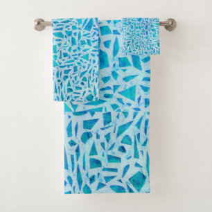 Bleu Turquoise Mosaïque Carrelage Moderne Chic