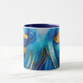 Bleu Turquoise Or Octopus Coffee Mug (Centre)