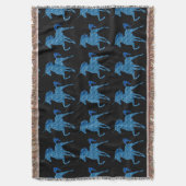 Bleu Unicorne Lancer la couverture (devant Vertical)