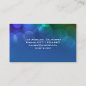 Bleu UNIQUE du CARTE DE VISITE | du DJ (Dos)