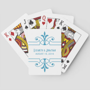 Bleu v2 Fancy Cartes de Jeu Ornementales