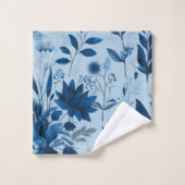 bleu végétal (Gant de toilette)