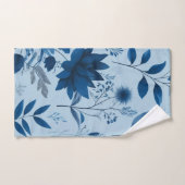 bleu végétal (Serviette à main)