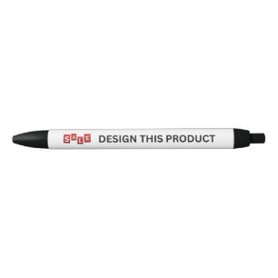 Bleu VENTE ! Stylo - encre bleue - Personnalisé - Noir