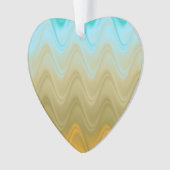 Bleu Verre Vert Orange Abstrait (devant)