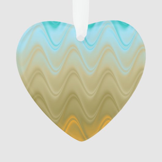 Bleu Verre Vert Orange Abstrait (devant)