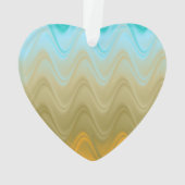 Bleu Verre Vert Orange Abstrait (dos)