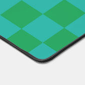 Bleu vert À damiers En vichy Motif (Coin)