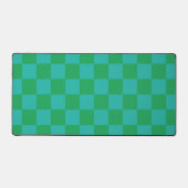 Bleu vert À damiers En vichy Motif (Recto)