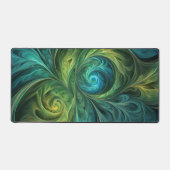 Bleu vert AI Motif fractal (Recto)