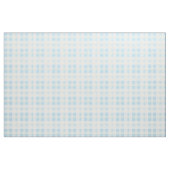Bleu, Vert, Blanc Plaid Rosy Posy Tissu (Fat Quarter)