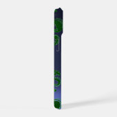 BLEU VERT DAMAS GEMME MONOGRAMME Floral (Côté droit)