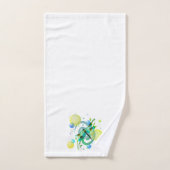 Bleu vert Dragonfly (Serviette à main)