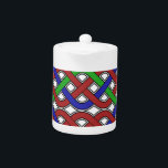 Bleu, vert et rouge céleste noeuds<br><div class="desc">noeuds celtiques en bleu,  vert et rouge. Design original.</div>