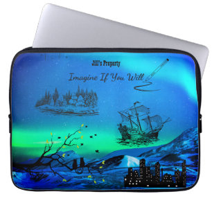 Bleu & Vert' Imagine Si' Sac électronique