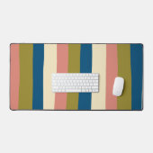 Bleu, vert olive, rose et crème (Clavier et souris)